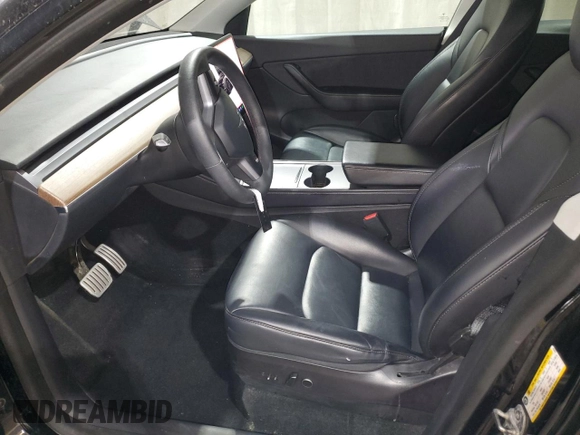 2022 Tesla Model Y Performance with VIN 7SAYGDEF3NF453267, listed as a Copart auction lot 53787615 with 82,452 mi miles and Salvage Title. Bid and sale history available at DreamBid. Image 7.