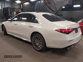 2023 Mercedes-Benz S-Class S 580 with VIN W1K6G7GB5PA218791, listed as a IAAI auction lot 41207504 with 31,107 mi miles. Bid and sale history available at carsss.com. Image 3.