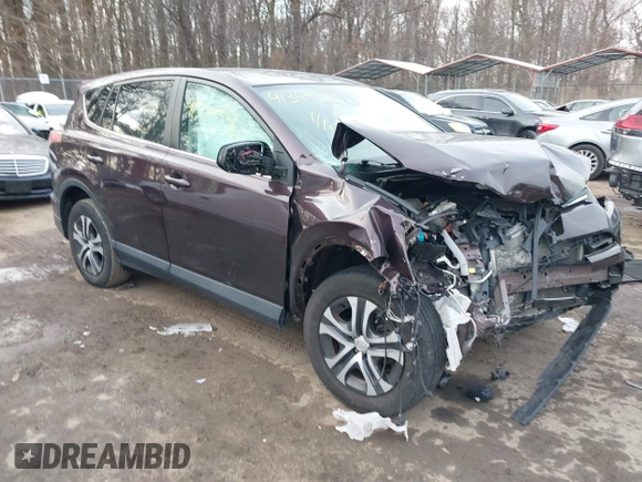 2018 Toyota RAV4 LE with VIN 2T3BFREV1JW759947, listed as a IAAI auction lot 41349336 with 54,439 mi miles. Bid and sale history available at carsss.com. Image 1.
