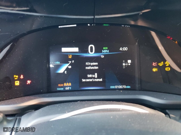 2023 Toyota Mirai XLE with VIN JTDAAAAA2PA009916, listed as a Copart auction lot 80165053 with 10,070 mi miles. Bid and sale history available at carsss.com. Image 9.