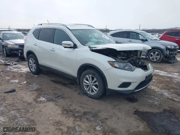 2016 Nissan Rogue S with VIN 5N1AT2MV4GC917962, listed as a IAAI auction lot 41606001 with 161,691 mi miles. Bid and sale history available at carsss.com. Image 1.