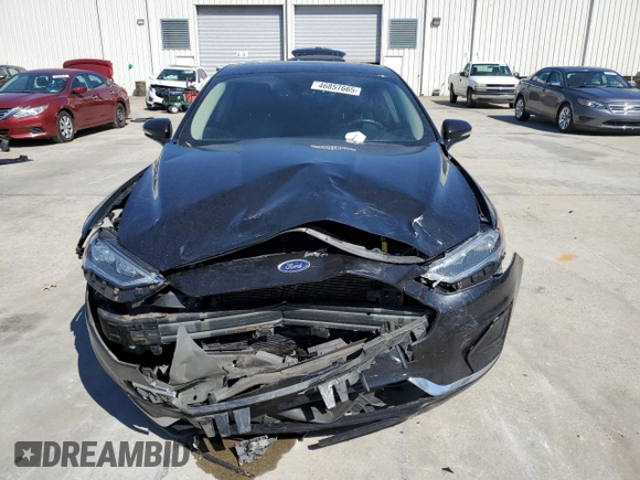 2019 Ford Fusion SEL with VIN 3FA6P0CD9KR270731, listed as a Copart auction lot 46857665 with 89,232 mi miles and Salvage Title. Bid and sale history available at carsss.com. Image 5.