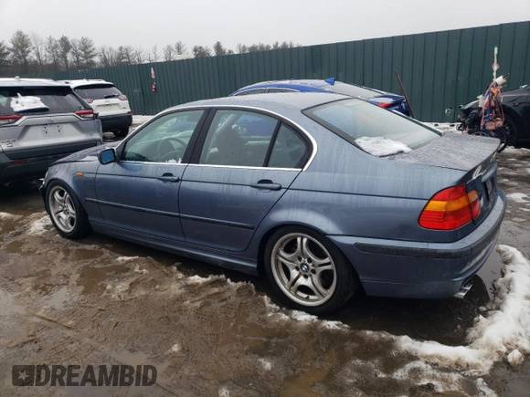 2002 BMW 3 Series 330i with VIN WBAEV53482KM01948, listed as a Copart auction lot 44892145 with 181,954 mi miles and Salvage Title. Bid and sale history available at carsss.com. Image 2.