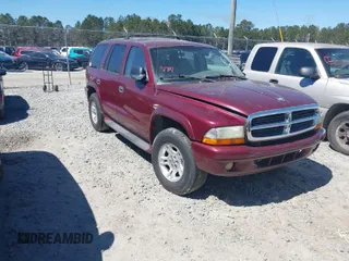 2002 Dodge Durango SLT z VIN 1B4HS48N82F166994, wystawiony jako IAAI lot #41672112 z przebiegiem 239 710 mil mil oraz . Historia ofert i sprzedaży dostępna na DreamBid. Obrazek 1.