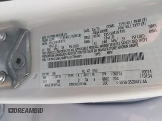 2015 Ford Escape Titanium with VIN 1FMCU9J98FUC76491, listed as a IAAI auction lot 41790638 with 158,196 mi miles and . Bid and sale history available at DreamBid. Image 9.