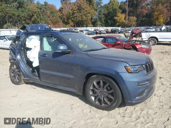 2020 Jeep Grand Cherokee High Altitude with VIN 1C4RJFCT1LC226080, listed as a Copart auction lot 77171744 with 57,333 mi miles and Salvage title. Bid and sale history available at DreamBid. Image 4.