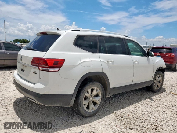 2018 Volkswagen Atlas SE with VIN 1V2LR2CA6JC536761, listed as a Copart auction lot 62390765 with 70,238 mi miles and Salvage title. Bid and sale history available at DreamBid. Image 3.