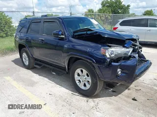 2021 Toyota 4Runner SR5 with VIN JTEEU5JR7M5236833, listed as a IAAI auction lot 42606871 with 83,148 mi miles and . Bid and sale history available at DreamBid. Image 1.
