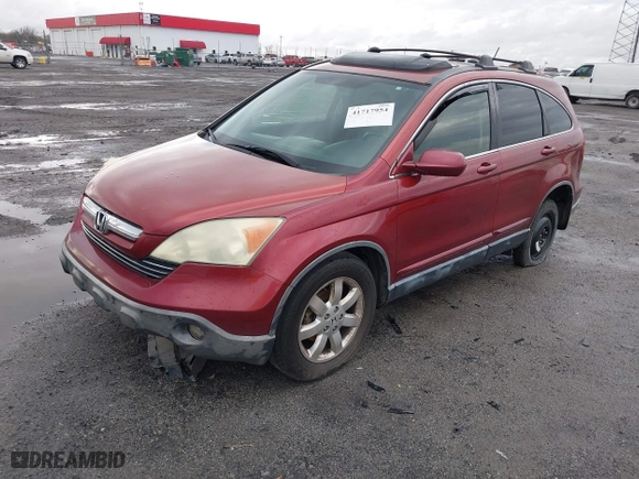 2007 Honda CR-V EX-L with VIN JHLRE48707C078002, listed as a IAAI auction lot 41717954 with 325,257 mi miles. Bid and sale history available at carsss.com. Image 2.