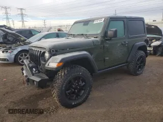 2021 Jeep Wrangler Sport S with VIN 1C4HJXAG0MW626381, listed as a Copart auction lot 87031684 with 53,187 mi miles and Salvage Title. Bid and sale history available at DreamBid. Image 1.