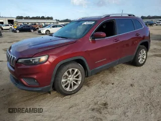 2019 Jeep Cherokee Latitude with VIN 1C4PJLCX8KD120212, listed as a Copart auction lot 77771144 with 25,270 mi miles and Salvage Title. Bid and sale history available at carsss.com. Image 1.