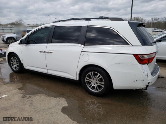 2013 Honda Odyssey EX-L with VIN 5FNRL5H62DB084804, listed as a Copart auction lot 51113985 with 173,045 mi miles and Non Repairable. Bid and sale history available at carsss.com. Image 2.