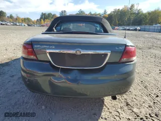 2002 Chrysler Sebring LXi with VIN 1C3EL55R82N248623, listed as a Copart auction lot 76912814 with 114,705 mi miles and Clean Title. Bid and sale history available at carsss.com. Image 6.