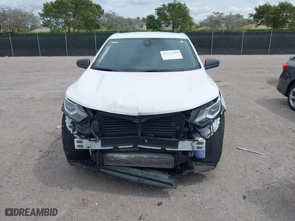 2020 Chevrolet Equinox LS with VIN 3GNAXHEV6LS627857, listed as a IAAI auction lot 41747298 with 69,276 mi miles. Bid and sale history available at carsss.com. Image 6.