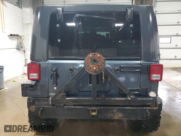 2008 Jeep Wrangler Unlimited Rubicon with VIN 1J4GA69198L615189, listed as a Copart auction lot 47669135 with 95,205 mi miles and Clean Title. Bid and sale history available at carsss.com. Image 6.