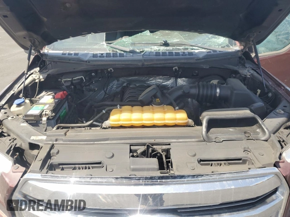2015 Ford F-150 XL with VIN 1FTEW1CF8FKE77315, listed as a Copart auction lot 57329055 with 138,552 mi miles and Salvage title. Bid and sale history available at DreamBid. Image 11.