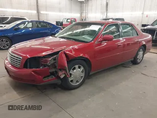 2005 Cadillac DeVille z VIN 1G6KD57Y85U107418, wystawiony jako IAAI lot #42352987 z przebiegiem 160 974 mil mil oraz . Historia ofert i sprzedaży dostępna na DreamBid. Obrazek 2.