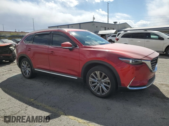 2023 Mazda CX-9 Signature with VIN JM3TCBEY5P0645159, listed as a Copart auction lot 56146465 with 37,985 mi miles and Salvage title. Bid and sale history available at DreamBid. Image 4.