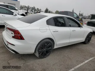 2024 Volvo S60 Plus Black Edition with VIN 7JRL12FHXRG281975, listed as a Copart auction lot 52827945 with 0 mi miles and Salvage Title. Bid and sale history available at carsss.com. Image 3.