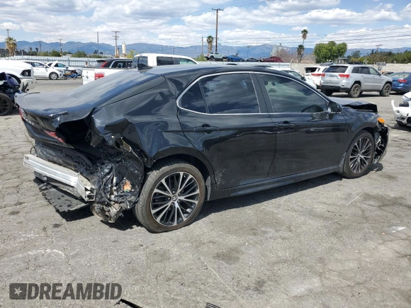 2019 Toyota Camry LE with VIN 4T1B11HK9KU840139, listed as a Copart auction lot 52015825 with 77,939 mi miles and Salvage Title. Bid and sale history available at carsss.com. Image 3.