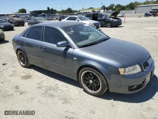 2002 Audi A4 3.0L with VIN WAULT68E82A311841, listed as a Copart auction lot 60667384 with 139,193 mi miles and Non Repairable. Bid and sale history available at carsss.com. Image 4.