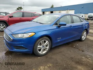 2018 Ford Fusion SE z VIN 3FA6P0LU3JR284509, wystawiony jako Copart lot #58907055 z przebiegiem 66 583 mil mil oraz Szkoda całkowita • Salvage title. Historia ofert i sprzedaży dostępna na DreamBid. Obrazek 1.