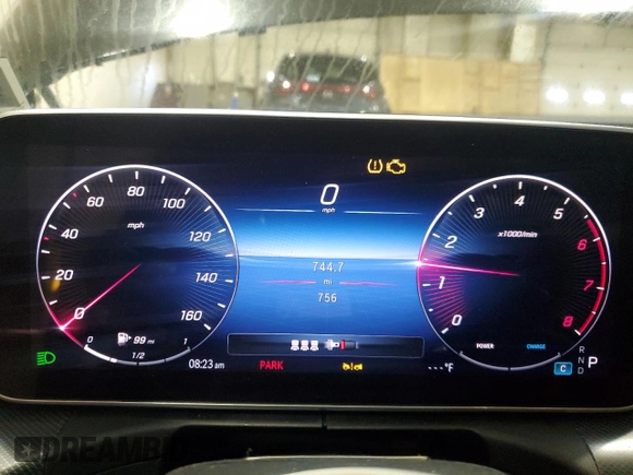 2024 Mercedes-Benz C 300 with VIN W1KAF4HB0RR219264, listed as a Copart auction lot 48209655 with 756 mi miles and Salvage Title. Bid and sale history available at DreamBid. Image 9.
