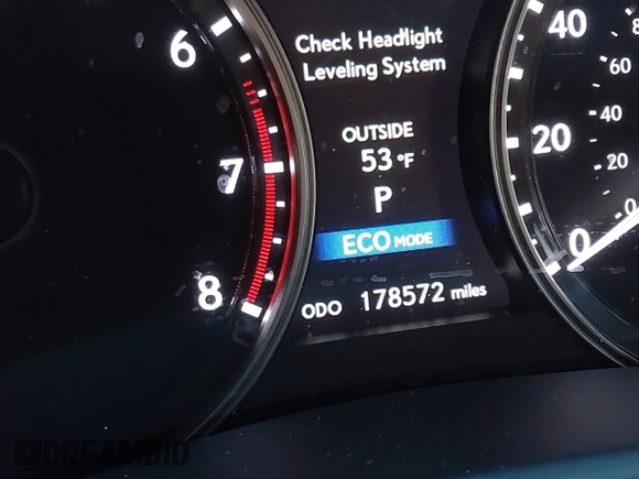 2015 Lexus GS with VIN JTHCE1BL9FA006134, listed as a IAAI auction lot 41672738 with 178,572 mi miles. Bid and sale history available at carsss.com. Image 16.