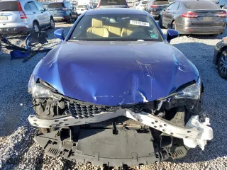 2015 Lexus RC 350 with VIN JTHSE5BC7F5000165, listed as a Copart auction lot 77470704 with 126,525 mi miles and Salvage Title. Bid and sale history available at carsss.com. Image 5.