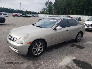 2003 Infiniti G35 w/Leather with VIN JNKCV51EX3M314563, listed as a Copart auction lot 72418514 with 218,606 mi miles and Salvage Title. Bid and sale history available at DreamBid. Image 1.