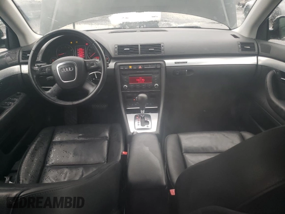 2008 Audi A4 2.0T with VIN WAUDF78E88A127977, listed as a Copart auction lot 58024455 with 177,280 mi miles and Salvage title. Bid and sale history available at DreamBid. Image 8.