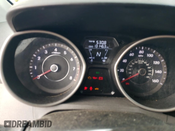 2013 Hyundai Elantra Limited with VIN 5NPDH4AE8DH254009, listed as a Copart auction lot 51278115 with 131,463 mi miles and Salvage Title. Bid and sale history available at DreamBid. Image 9.
