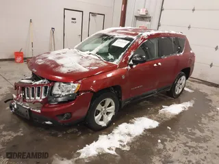 2012 Jeep Compass Latitude with VIN 1C4NJDEB7CD598623, listed as a IAAI auction lot 41611225 with 97,652 mi miles. Bid and sale history available at carsss.com. Image 17.