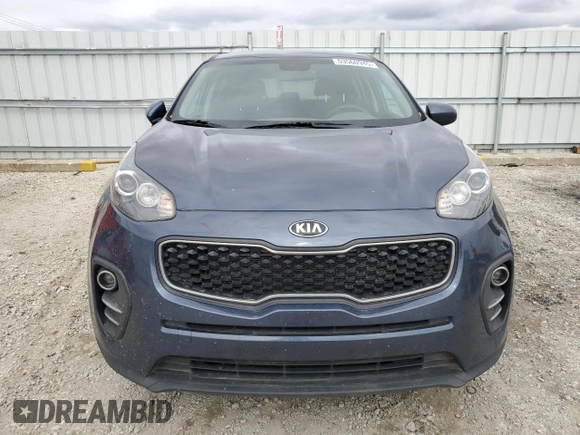 2017 Kia Sportage LX with VIN KNDPM3AC4H7213422, listed as a Copart auction lot 53560945 with 111,822 mi miles and Salvage Title. Bid and sale history available at carsss.com. Image 5.