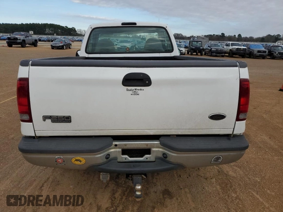 2001 Ford F-250 XL with VIN 1FTNF20L61EB61984, listed as a Copart auction lot 41397135 with 156,815 mi miles and Salvage title. Bid and sale history available at DreamBid. Image 6.
