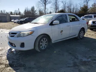 2013 Toyota Corolla L with VIN 5YFBU4EE3DP134652, listed as a Copart auction lot 45705775 with 159,563 mi miles and Salvage Title. Bid and sale history available at DreamBid. Image 1.