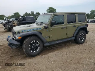 2025 Jeep Wrangler Rubicon with VIN 1C4RJXR61SW513701, listed as a Copart auction lot 59692735 with 4,778 mi miles and Salvage title. Bid and sale history available at DreamBid. Image 1.