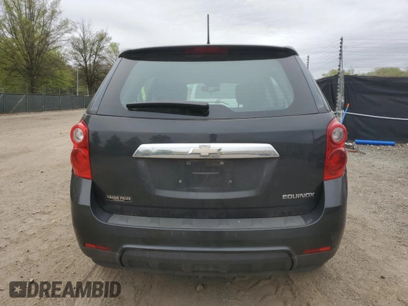 2013 Chevrolet Equinox LS with VIN 2GNALBEK7D6284913, listed as a Copart auction lot 53958535 with 116,254 mi miles and Clean Title. Bid and sale history available at carsss.com. Image 6.