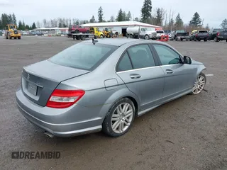 2009 Mercedes-Benz C-Class 3.0L Sport with VIN WDDGF54X19R079114, listed as a IAAI auction lot 41793301 with Not Provided miles. Bid and sale history available at carsss.com. Image 4.