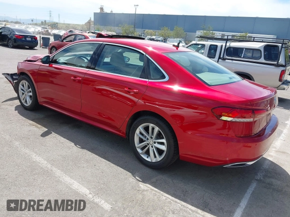 2020 Volkswagen Passat SE with VIN 1VWWA7A38LC003088, listed as a IAAI auction lot 42014412 with 47,522 mi miles and . Bid and sale history available at DreamBid. Image 3.