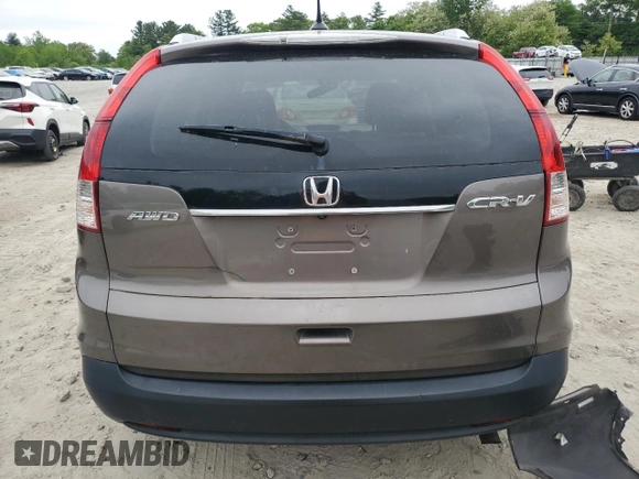 2013 Honda CR-V EX-L z VIN 5J6RM4H70DL010742, wystawiony jako Copart lot #57632075 z przebiegiem 214 178 mil mil oraz Tytuł czysty. Historia ofert i sprzedaży dostępna na DreamBid. Obrazek 6.