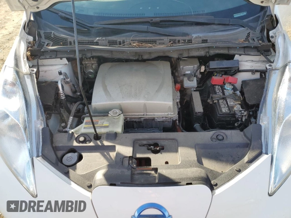 2017 Nissan LEAF S with VIN 1N4BZ0CP4HC309624, listed as a Copart auction lot 87456294 with 46,668 mi miles and Clean Title. Bid and sale history available at carsss.com. Image 11.