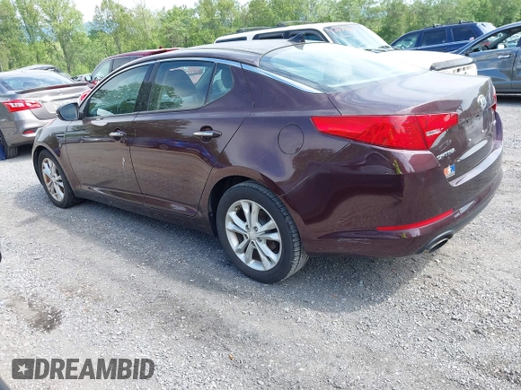 2013 Kia Optima EX with VIN 5XXGN4A70DG147510, listed as a IAAI auction lot 42211671 with 138,947 mi miles and . Bid and sale history available at carsss.com. Image 3.