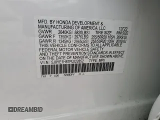 2023 Acura MDX w/Advance Package with VIN 5J8YE1H87PL022852, listed as a Copart auction lot 88914165 with 24,683 mi miles and Salvage Title. Bid and sale history available at carsss.com. Image 13.