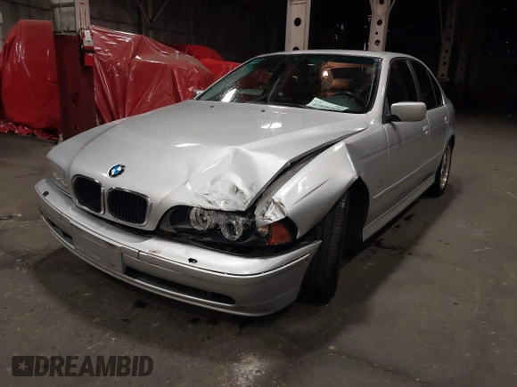 2003 BMW 5 Series 530iA with VIN WBADT63483CK43601, listed as a IAAI auction lot 41808414 with 132,050 mi miles. Bid and sale history available at carsss.com. Image 6.