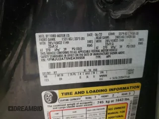 2022 Ford Expedition Limited z VIN 1FMJU2AT5NEA36558, wystawiony jako Copart lot #84229534 z przebiegiem 41 330 mil mil oraz Szkoda całkowita • Salvage title. Historia ofert i sprzedaży dostępna na DreamBid. Obrazek 14.