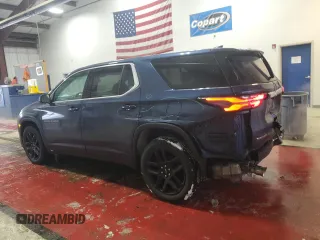 2022 Chevrolet Traverse LS with VIN 1GNEVFKW6NJ127551, listed as a Copart auction lot 88359315 with 54,661 mi miles and Salvage Title. Bid and sale history available at carsss.com. Image 2.