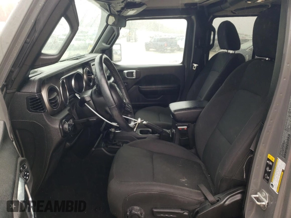 2021 Jeep Wrangler Unlimited Sport S with VIN 1C4HJXDN8MW586934, listed as a Copart auction lot 47842895 with 48,946 mi miles and Salvage Title. Bid and sale history available at carsss.com. Image 7.