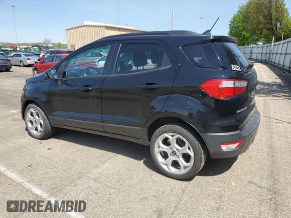 2021 Ford EcoSport SE with VIN MAJ3S2GEXMC425577, listed as a Copart auction lot 54005715 with 17,030 mi miles and Salvage title. Bid and sale history available at DreamBid. Image 2.
