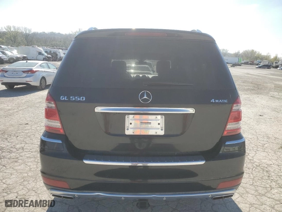 2010 Mercedes-Benz GL-Class GL 550 with VIN 4JGBF8GE2AA609671, listed as a Copart auction lot 79829854 with 112,176 mi miles and Salvage Title. Bid and sale history available at carsss.com. Image 6.